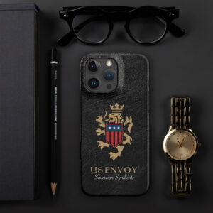 iPhone® Case - Leather Texture (Black) - Image 4