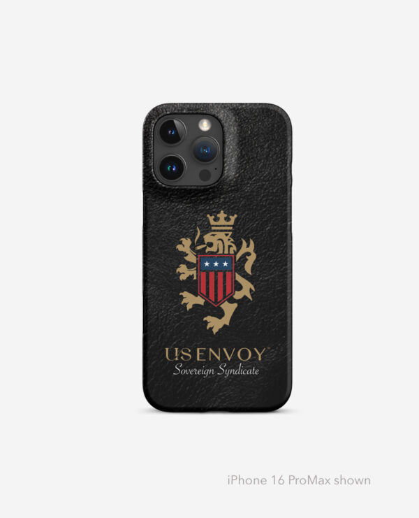 iPhone® Case - Leather Texture (Black)