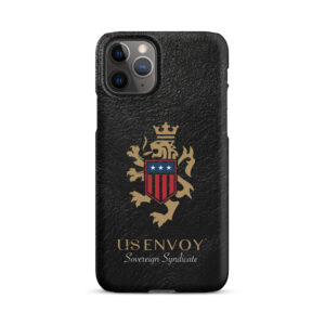 iPhone® Case - Leather (Black) - Image 2