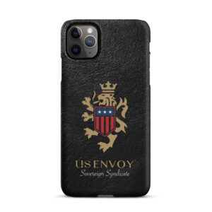 iPhone® Case - Leather (Black) - Image 3