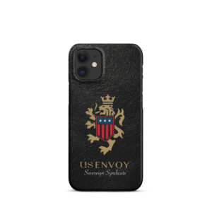 iPhone® Case - Leather (Black) - Image 4